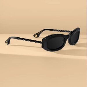 Monaco Black French Rope Sunglasses